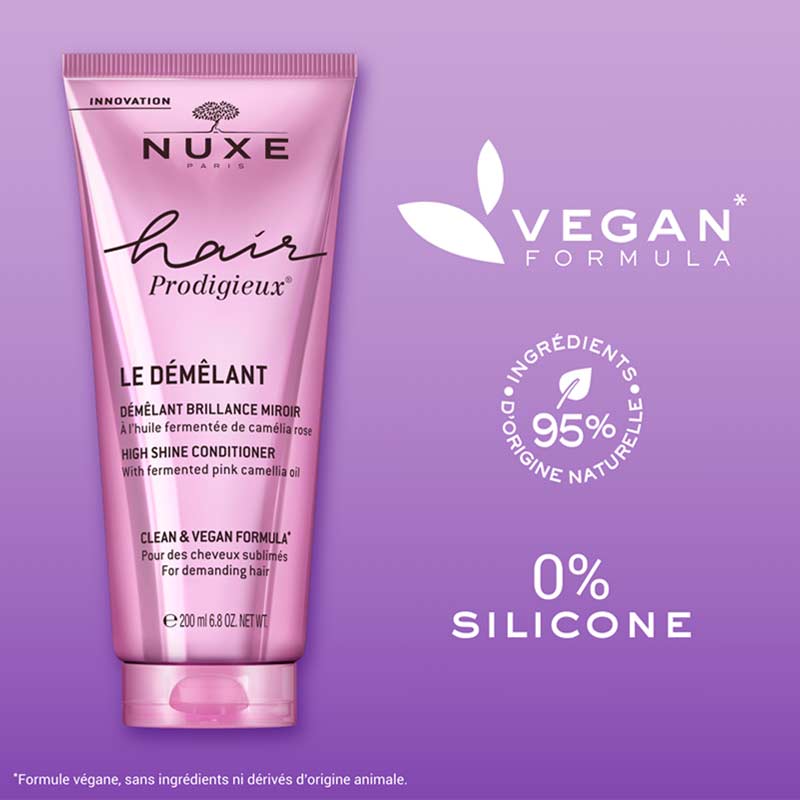 NUXE | Hair Prodigieux High Shine Conditioner | silicone free haircare | vegan haircare