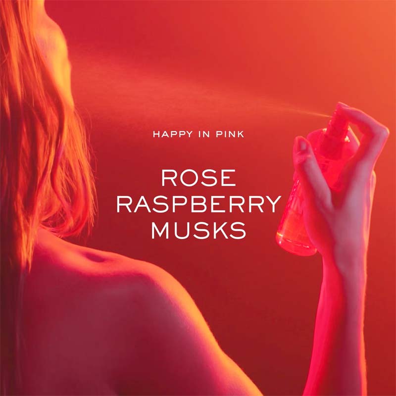 NUXE Happy in Pink Hair & Body Mist Scent notes