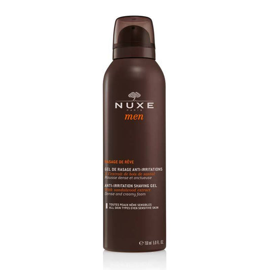 NUXE MEN anti irritation shaving gel | sensitive skin