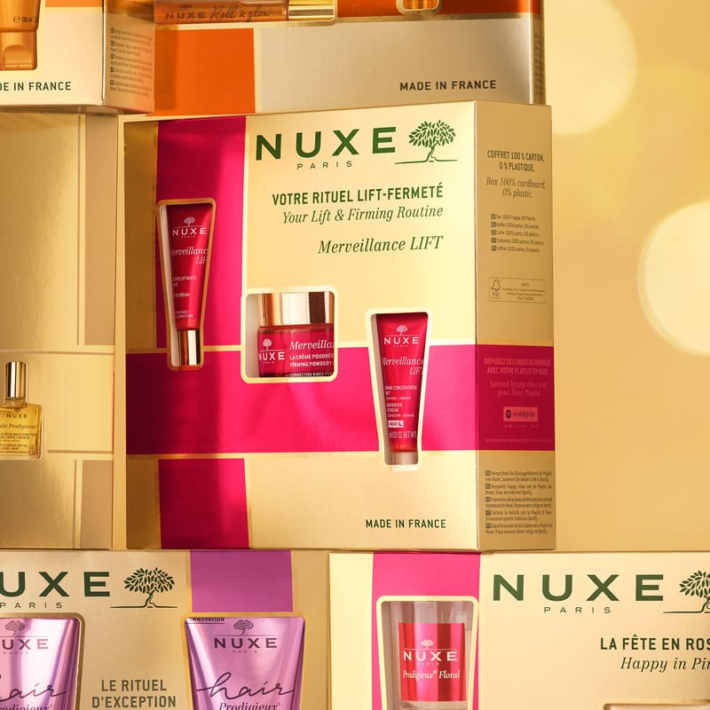 Nuxe merveilancegift set, lift firming eye cream