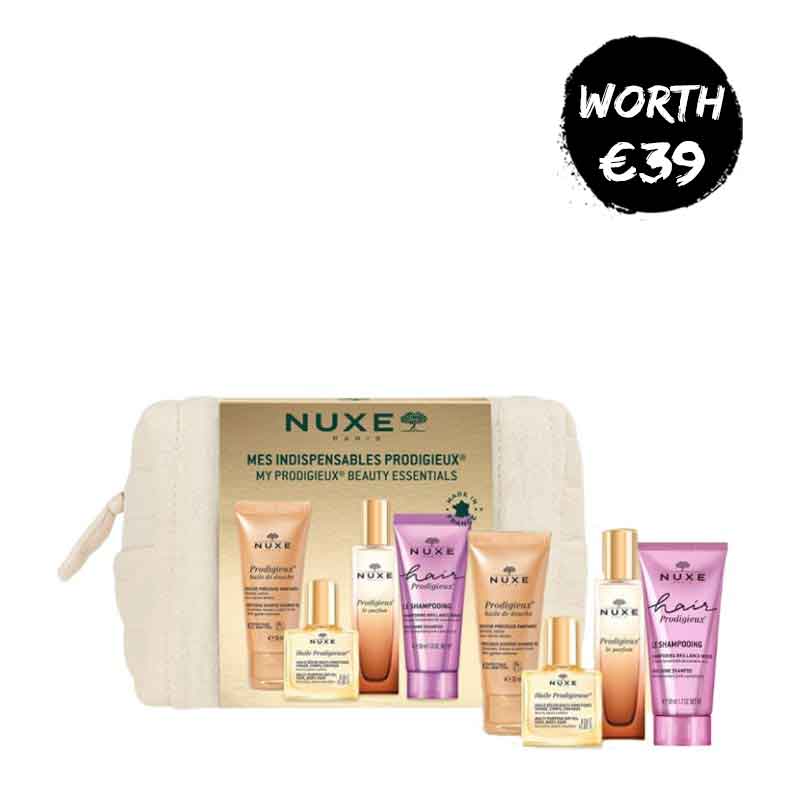 NUXE My Prodigieux Beauty Essentials Travel Kit, gift set