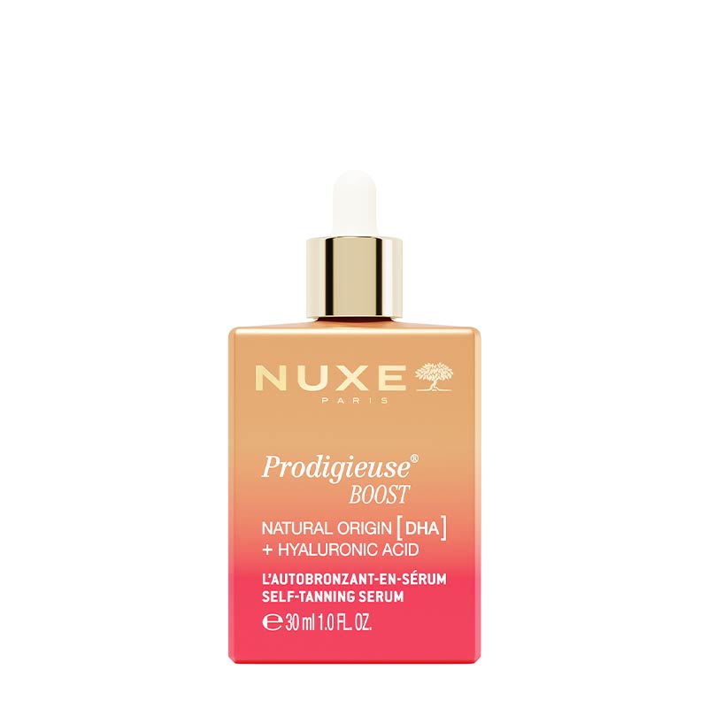 NUXE Prodigieuse Boost Self-Tanning Serum 30ml, Hyaluronic Acid face tanning serum