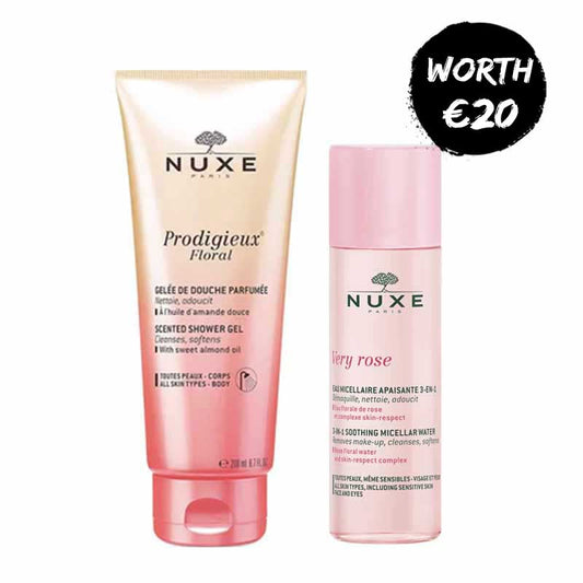 NUXE Prodigieux Floral Scented Shower Gel + FREE Very Rose Micellar Water