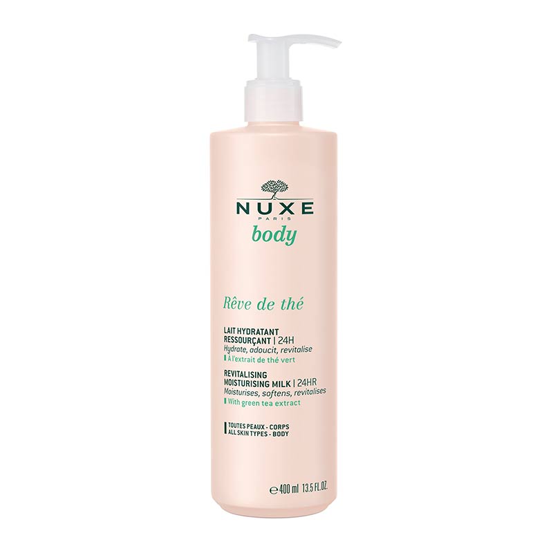 NUXE RÊVE DE THÉ Revitalising Moisturising Milk | Vegan Moisturising Lotion | Body Moisturiser