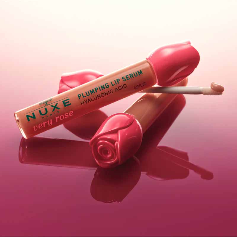NUXE Very Rose Plumping Lip Serum, NUXE very rose range, nuxe lip balm