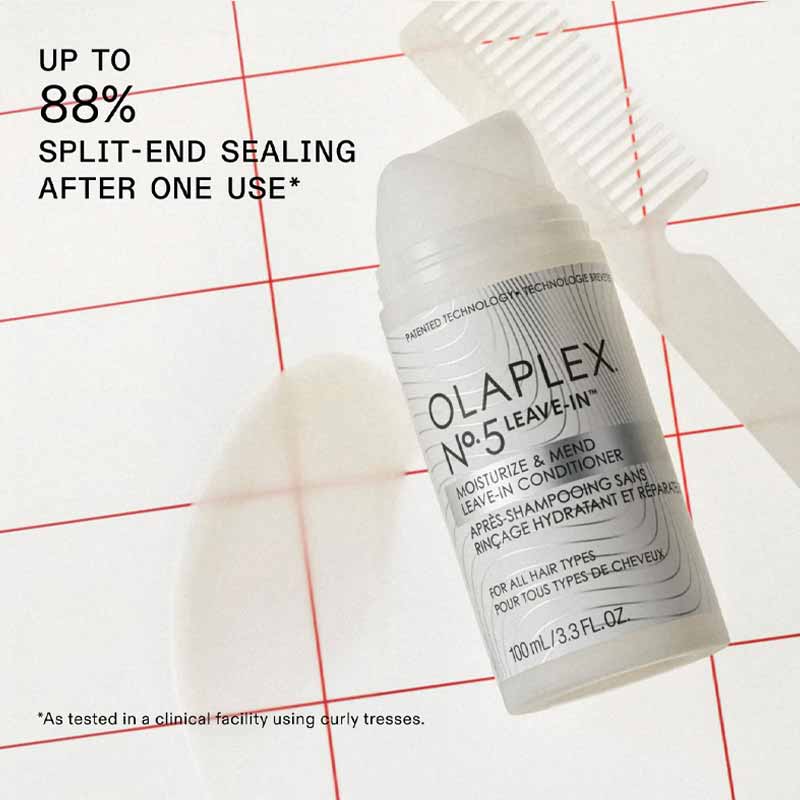 Olaplex No.5 Moisturise & Mend Leave-In Conditioner Clinical Tests, split ends