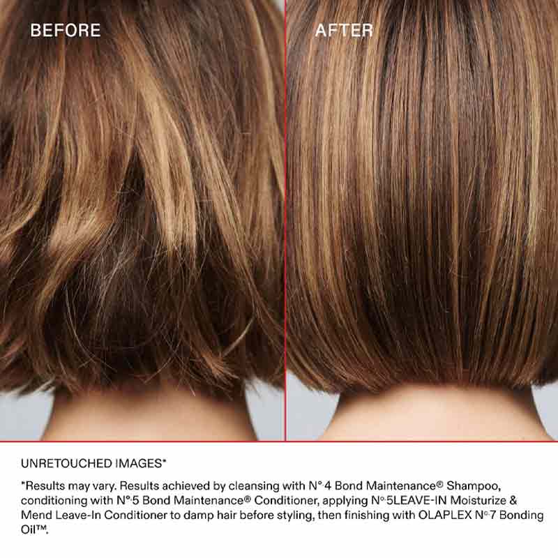 Olaplex No.5 Moisturise & Mend Leave-In Conditioner Before & After