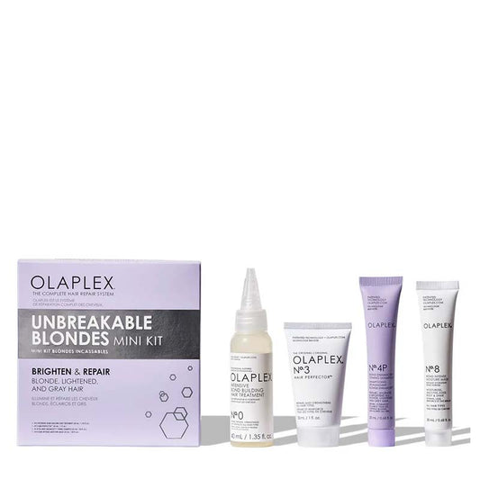 Olaplex Unbreakable Blondes Mini Kit | gift set | haircare | olaplex | blonde hair | damaged hair | coloured hair