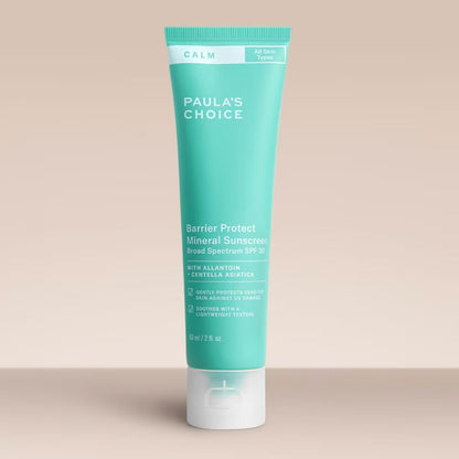 Paula's Choice Calm Barrier Protect Mineral Sunscreen SPF 30 | Mineral-based | SPF 30 | Broad Spectrum SPF
