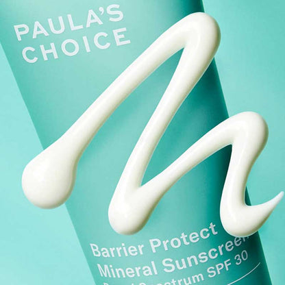 Paula's Choice Calm Barrier Protect Mineral Sunscreen SPF 30 | Mineral-based | Sun damage protection | Soothing | Hydration | All skin