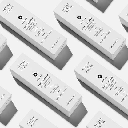 Pestle & Mortar Daily Shield SPF 50 | Comprehensive protection against UVA & UVB rays