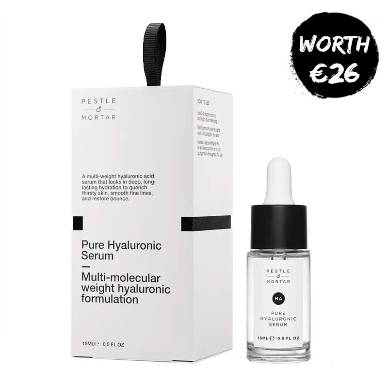Pestle & Mortar Pure Hyaluronic Serum Tree Hanger