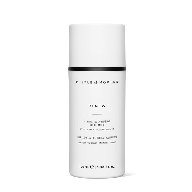 Pestle & Mortar Renew Illuminating Lightweight Gel Cleanser | facial gel cleanser