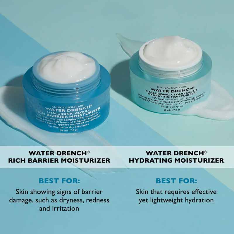 Peter Thomas Roth Water Drench Hyaluronic Cloud Rich Barrier Moisturiser, Peter Thomas Roth Water Drench Moisturiser