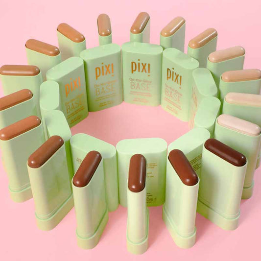 PIXI On-the-Glow Base Foundation Moisture Stick, stick foundation, dewy skin foundation