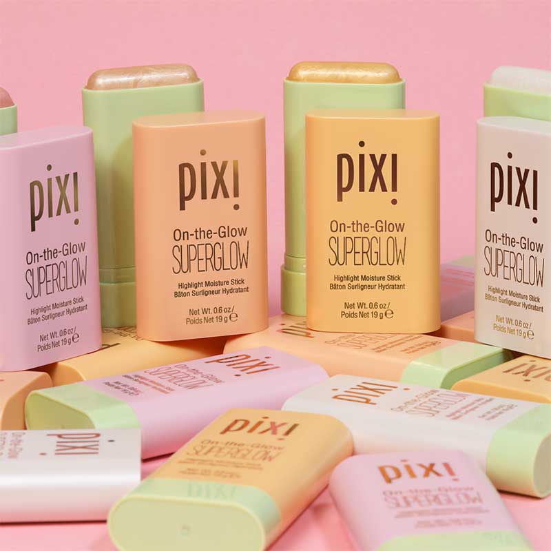 PIXI On-the-Glow SuperGlow | Hydrating balm | highlight | Formulated with Ginseng, Aloe Vera, Fruit Extracts | Provides natural glow