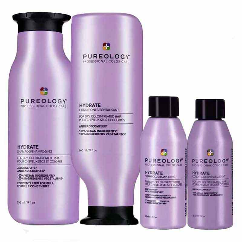 Pureology Hydrate Shampoo, Pureology Hydrate Conditioner, professional haircare bundle