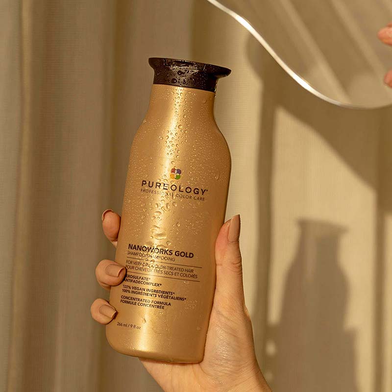 Pureology Nanoworks Gold Shampoo for very dry coloured hair