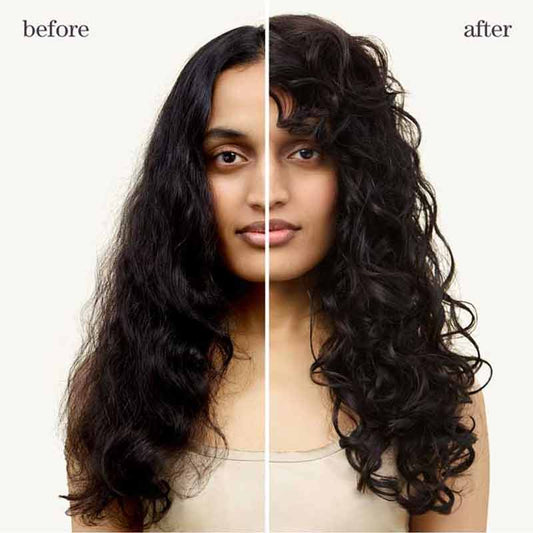 Pureology Smooth Perfection Conditioner Before & After, smoothing haircare for frizzy hair