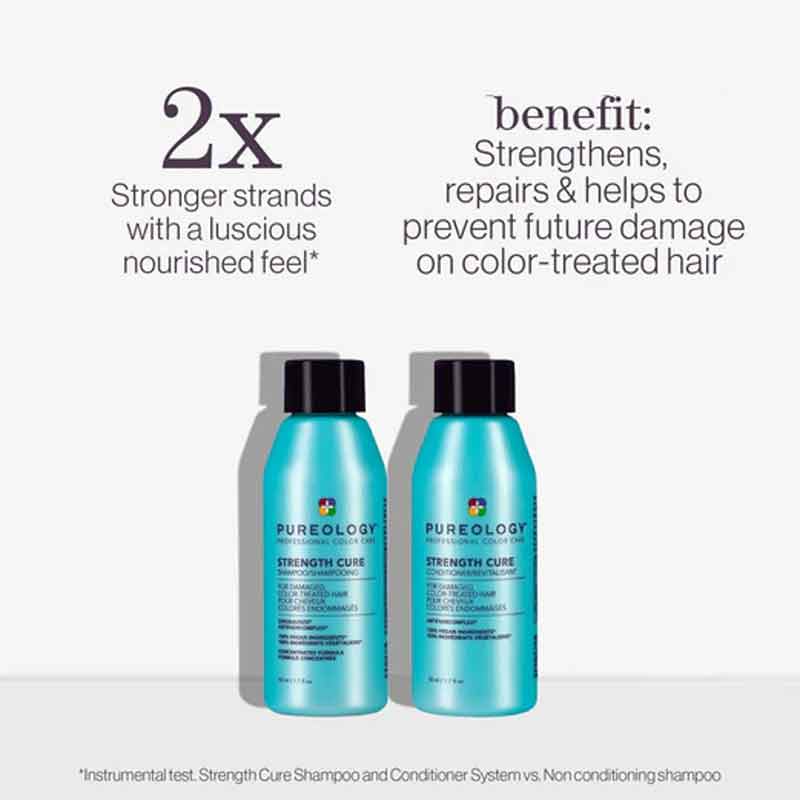 Pureology Strength Cure Shampoo & Conditioner, professional shampoo for damaged hair, professional conditioner
