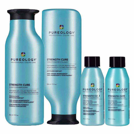 Pureology Strength Cure Duo + FREE Mini Shampoo and Conditioner