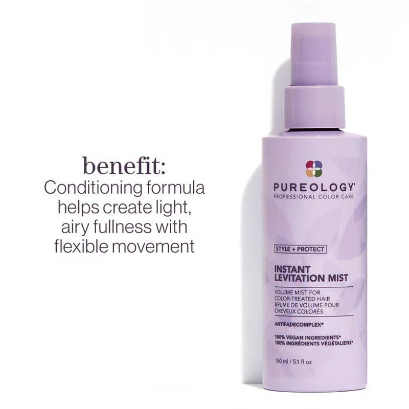 Pureology Style + Protect Instant Levitation Mist, professional volumising mist, styling spray for volume