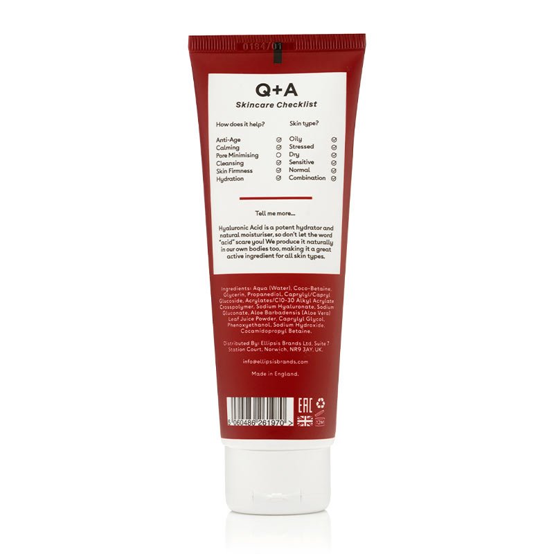 Q+A Hyaluronic Acid Gel Cleanser