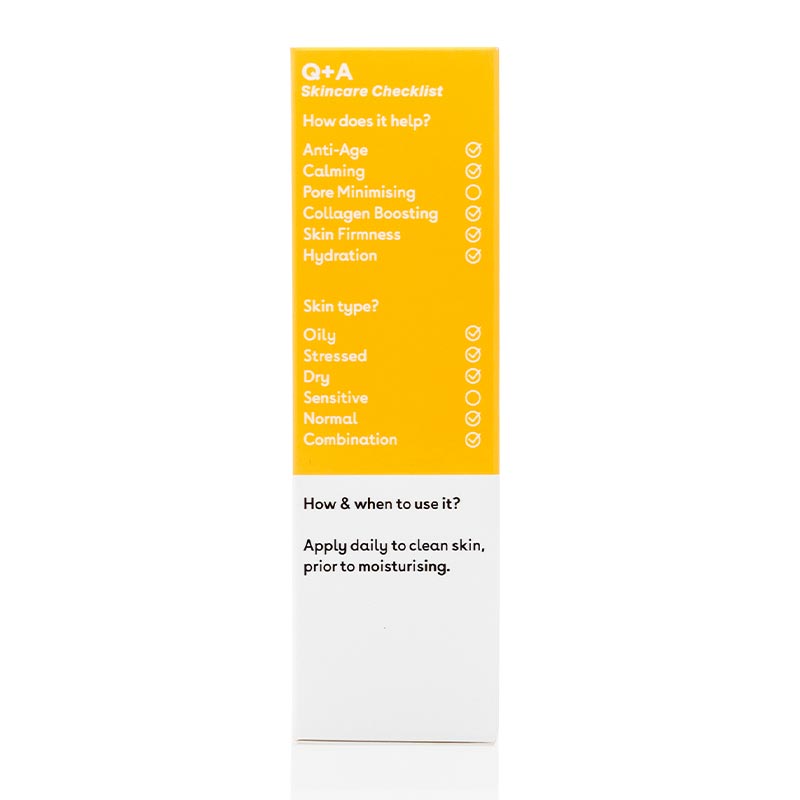 Q+A Peptide Facial Serum