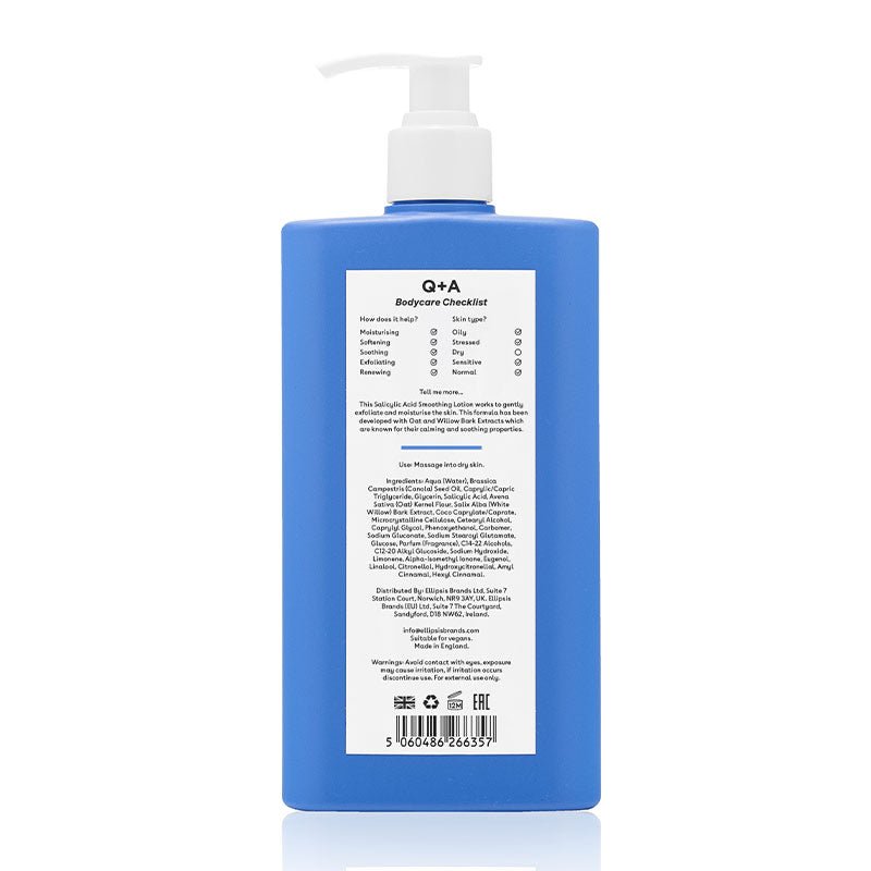 Q+A Salicylic Acid Smoothing Lotion | chicken skin