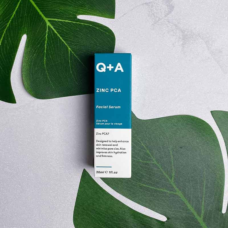 Q+A Zinc PCA Facial Serum | skin hydration with zinc serum