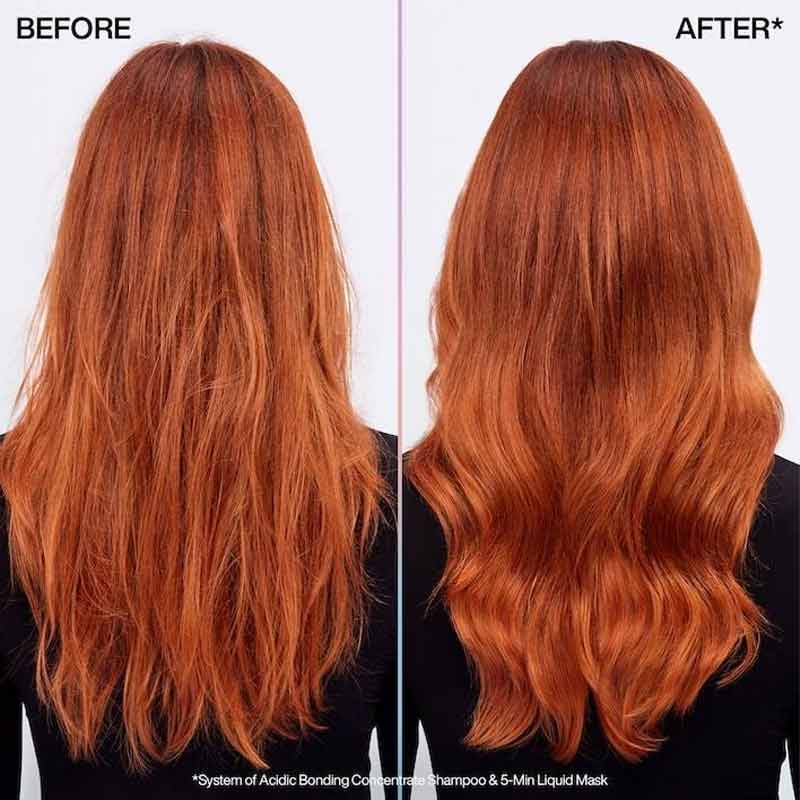 Redken Acidic Bonding Concentrate 5-Minute Liquid Mask | before | after | fine| colour treated | hair | hair care | shine | healthy | luminous | long