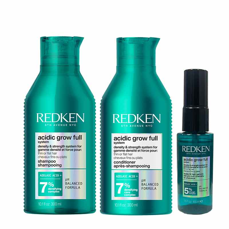Redken Acidic Grow Full System Shampoo & Conditioner Duo + FREE Serum