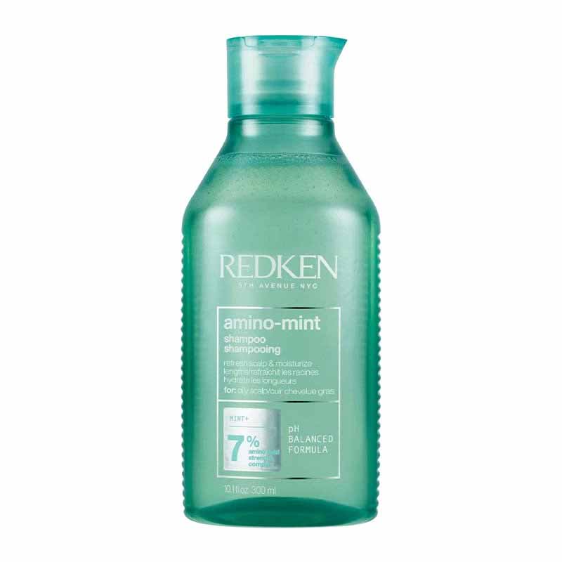 Redken Amino Mint Shampoo | mint cleanser for hair | ph balanced formula | sensory experience hair shampoo