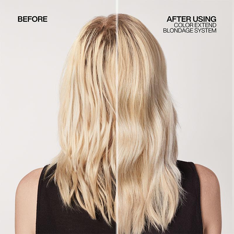 Redken Blondage Shampoo | blonde hair shampoo | purple shampoo | before and after