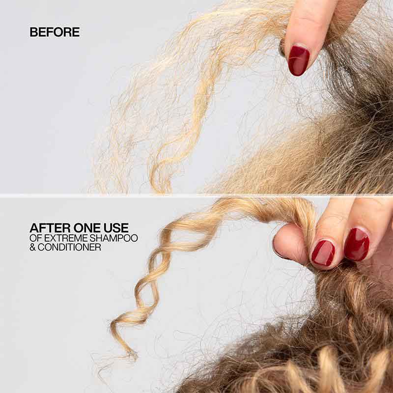 Redken Extreme Shampoo | damaged hair | dry hair | weak breaking hair | Redken Shampoo