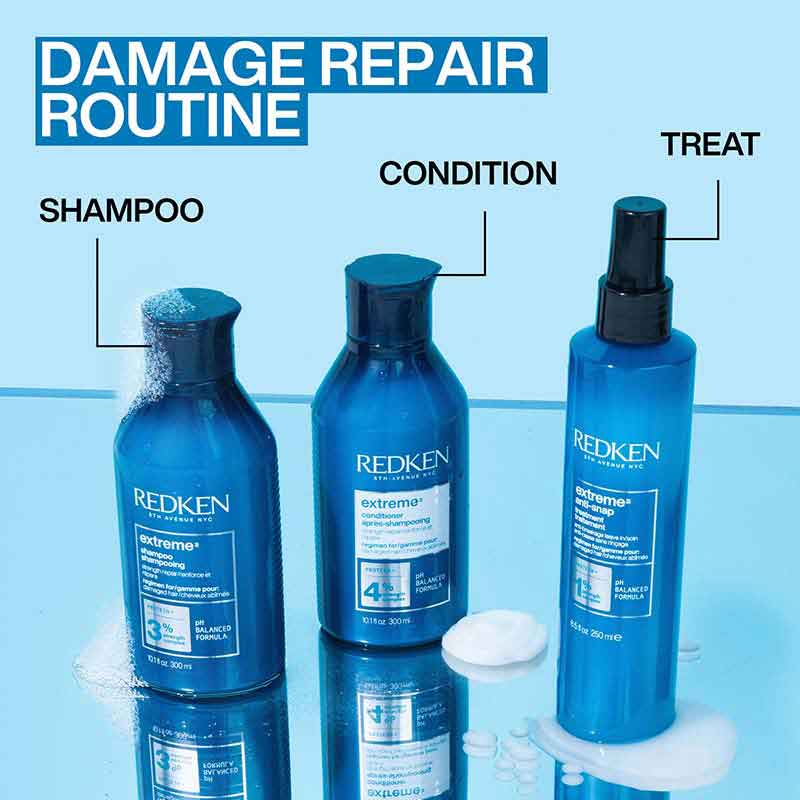 Redken Extreme Shampoo | damaged hair | dry hair | weak breaking hair | Redken Shampoo