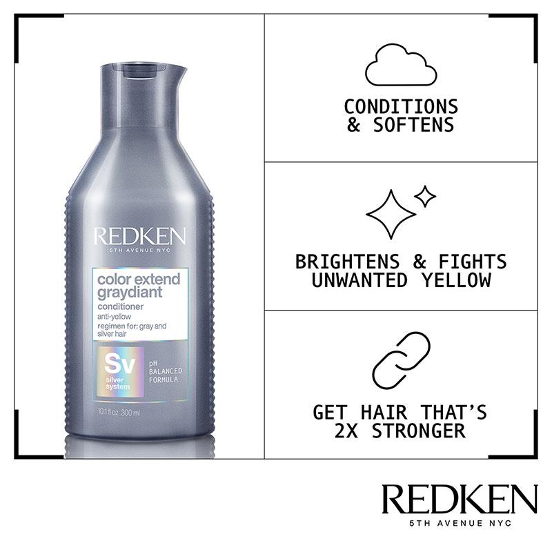 Redken Graydiant Conditioner | silver conditioner | purple shampoo | brassy hair