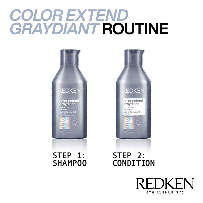Redken Graydiant Conditioner | silver conditioner | purple shampoo | brassy hair