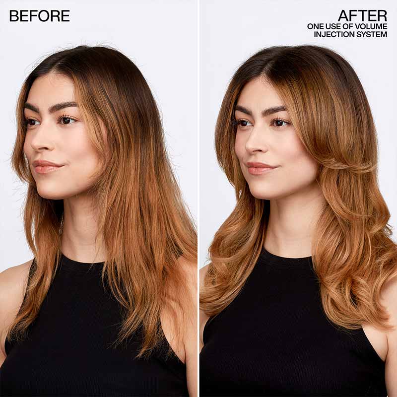 Redken volume before and after