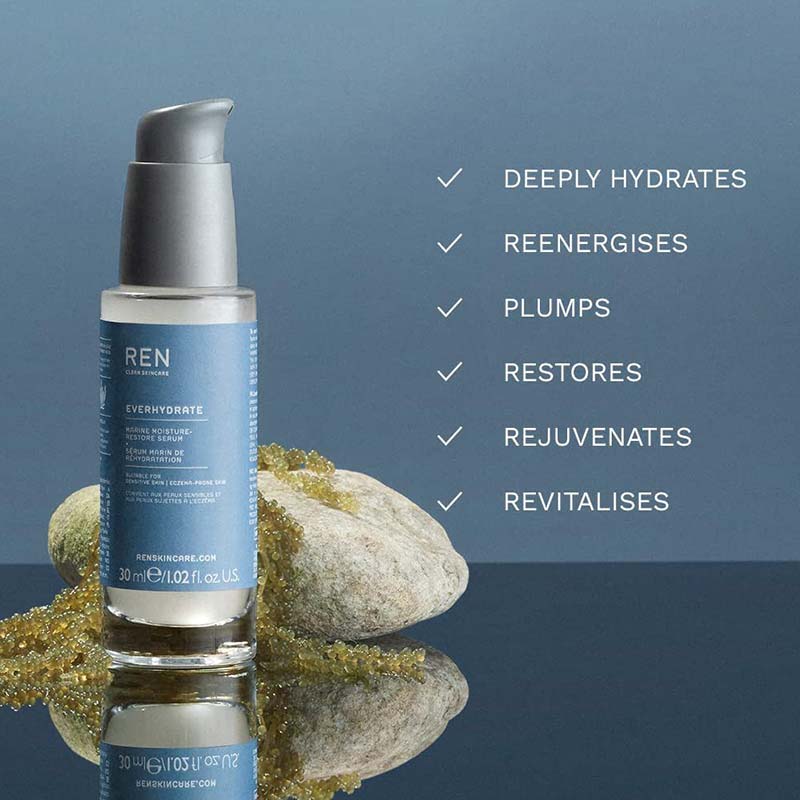 REN Everhydrate Marine Moisture-Restore Serum | Serum | skincare | hydrating serum | rejuvenating serum | hydration | reenergising serum | restoring serum