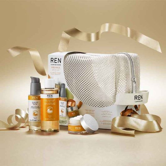REN Radiance Gift Of Glow Gift Set, skincare gift set, skincare for dull skin, brightening skin products