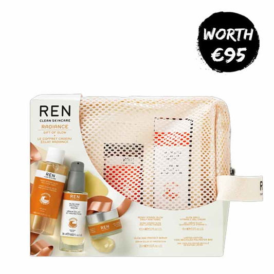REN Radiance Gift Of Glow Gift Set, brightening skincare, christmas gift set