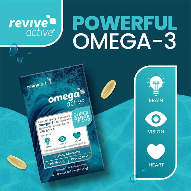 Revive Active Omega Active Brain, Vision & Heart Health