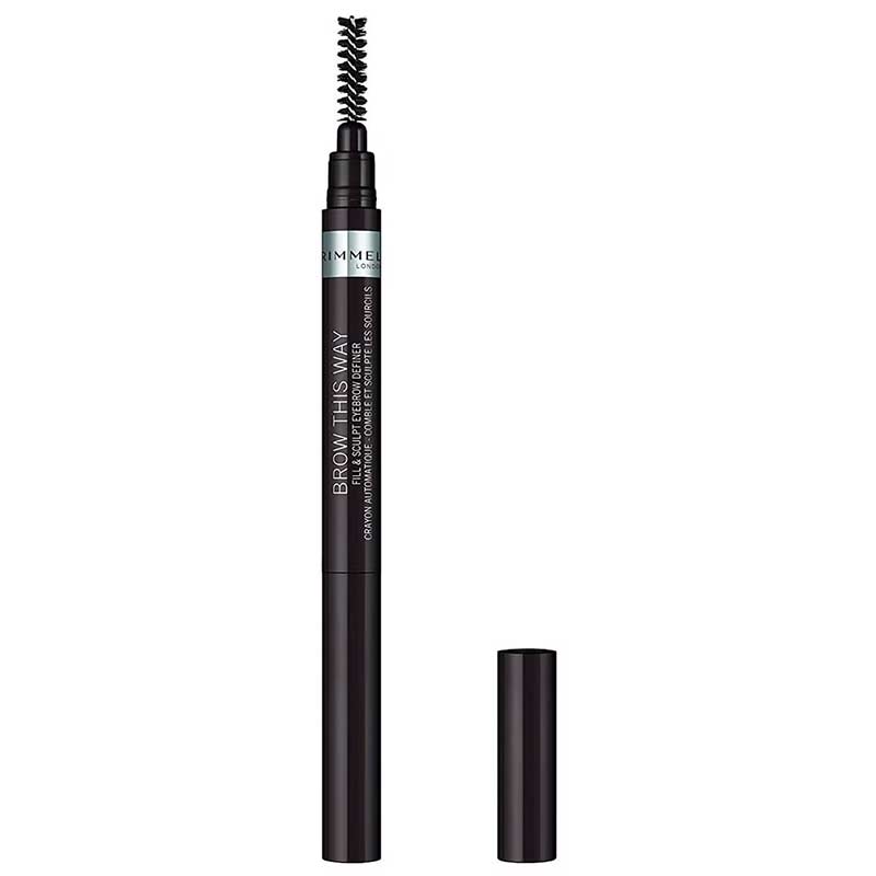 Rimmel London, Rimmel London Brow This Way Fill & Sculpt Eyebrow Definer, dark brown eyebrow pencil, eyebrow definer