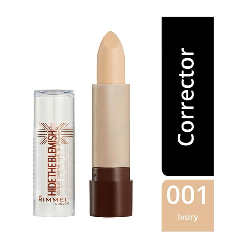 Rimmel London Hide The Blemish Concealer | Stay | Hold | Ivory 001 | Acne | Spot | Cover