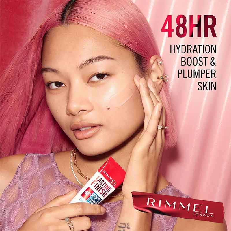 Rimmel London, Makeup Primer, Hydrating Primer, 48hr makeup protection, plumper skin
