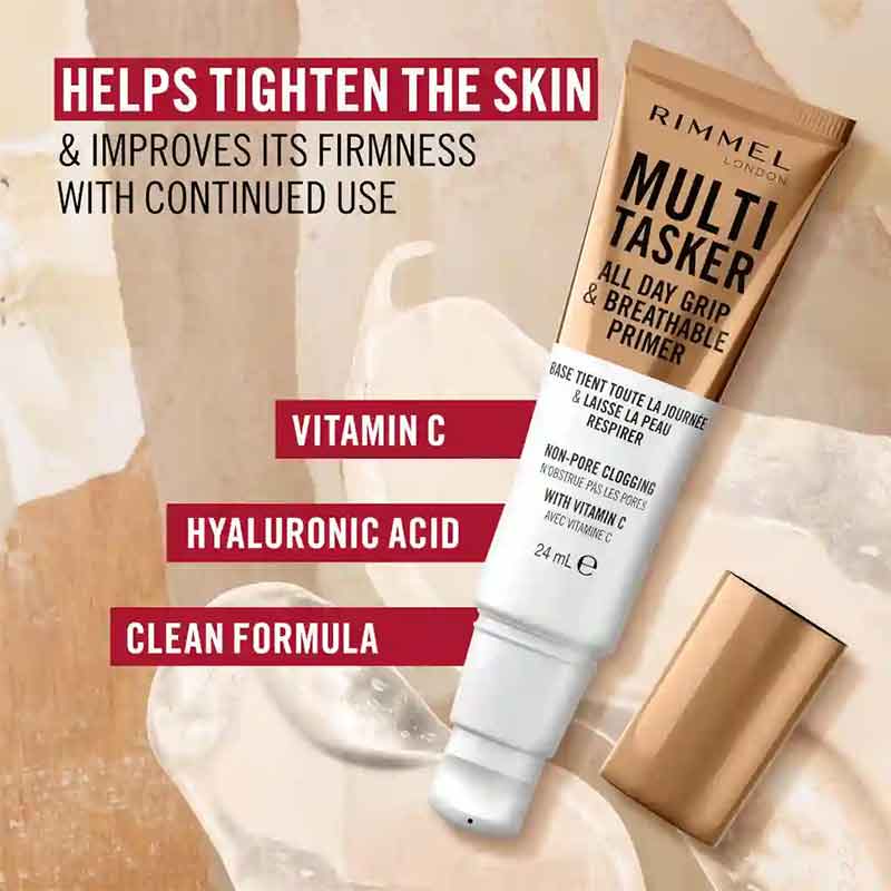 Rimmel London, Rimmel London Multi Tasker All Day Grip & Breathable Primer, vitamin C primer