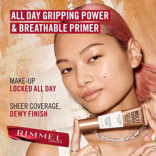 Rimmel London, Rimmel London Multi Tasker All Day Grip & Breathable Primer, makeup primer, base makeup