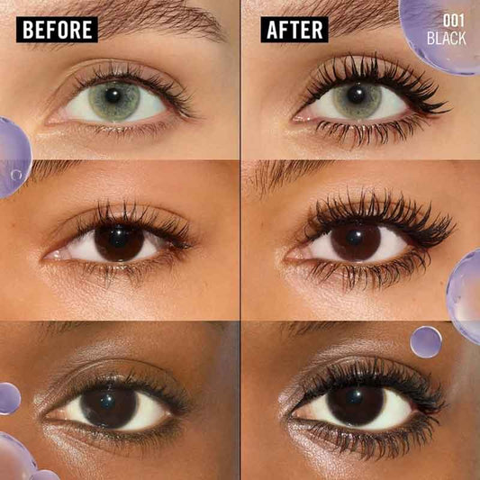 Rimmel, Rimmel Wonder'Bond Lash Filler + Hyaluronic Mascara, Rimmel Mascara Before & After