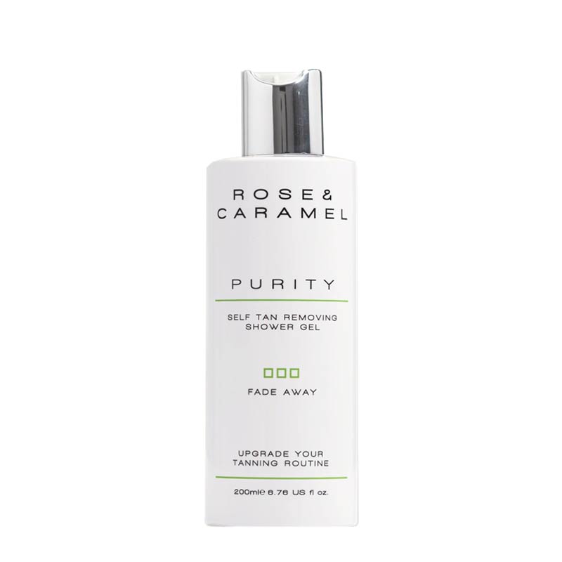 Rose & Caramel Purity Fade Away Self Tan Removing Shower Gel 200ml